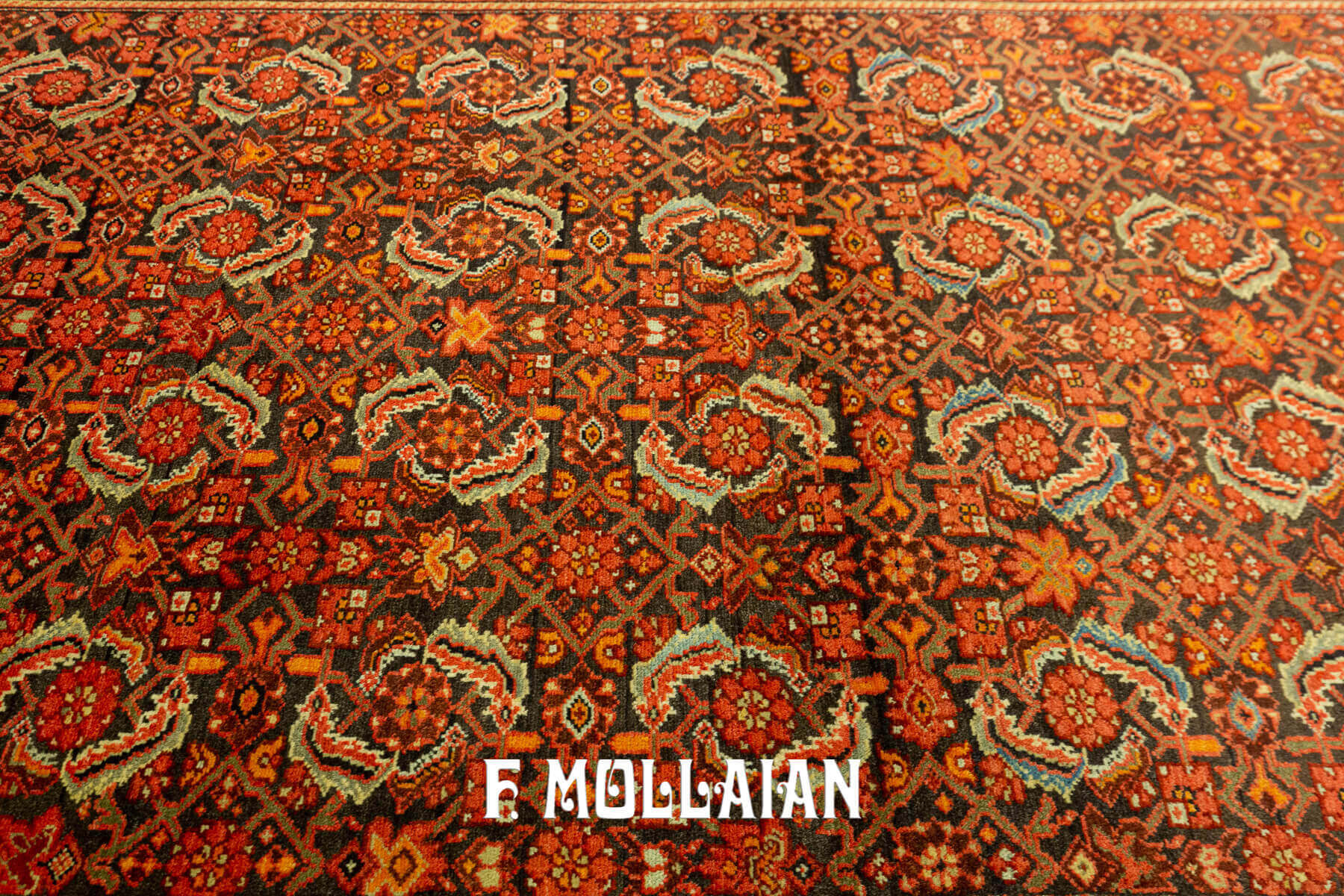 Antique Persian Mishan All-Over “Moharammat” Design Rug n°:21816569